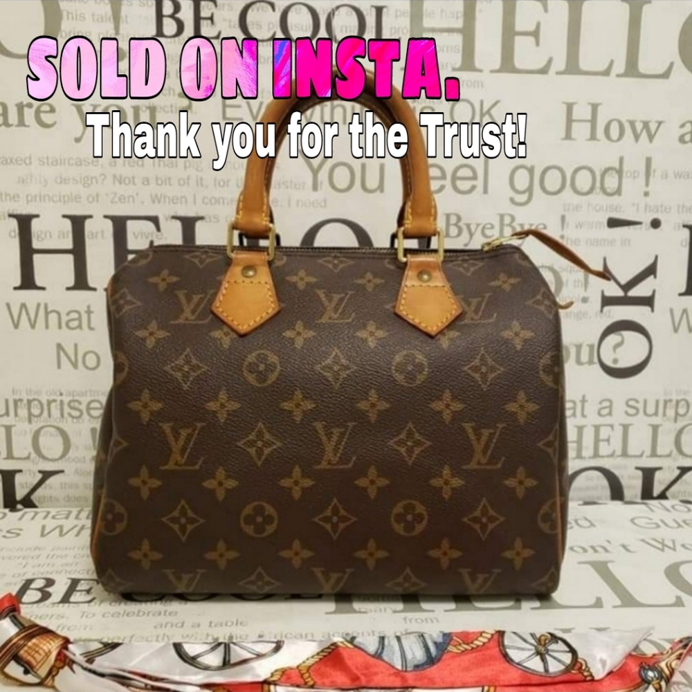 🎁SOLD🎁LV Speedy 25